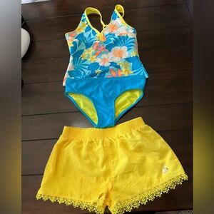 Gerry Girl’s Swimsuit Set, Size 10/12